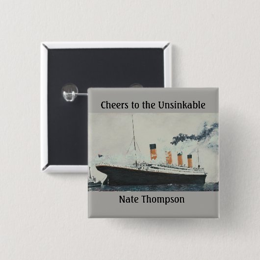 TITANISCHES PARTY BUTTON (Vorne & Hinten)