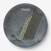 TITANISCHES Party Pappteller (Vorderseite)