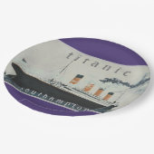 TITANISCHES Party Pappteller (Schrägansicht)