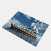 Titanisches Schiff - 3D render.j Fußmatte (Schrägansicht)