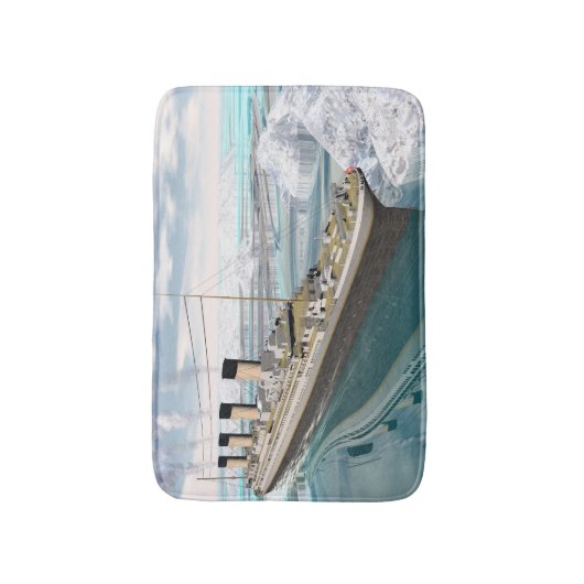 Titanisches Schiff - 3D übertragen Badematte (Vorderseite Vertikal)