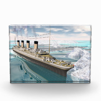 Titanisches Schiff - 3D übertragen Fotoblock