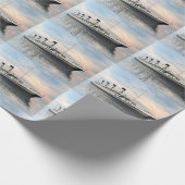 Titanisches Schiff - 3D übertragen Geschenkpapier (Ecke)