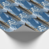 Titanisches Schiff - 3D übertragen Geschenkpapier (Ecke)