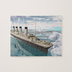Titanisches Schiff - 3D übertragen Puzzle