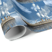 Titanisches Schiff Geschenkpapier (Rolleneckpunkt)