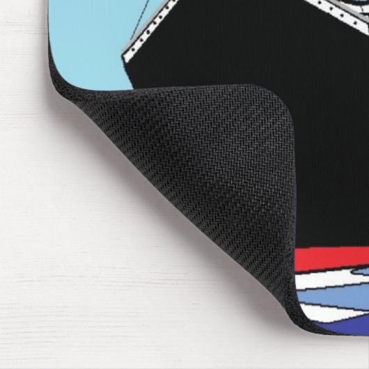 Titanisches Segeln mousepad (Ecke)