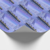 Titanisches sinkendes Boot - 3D übertragen Geschenkpapier (Ecke)