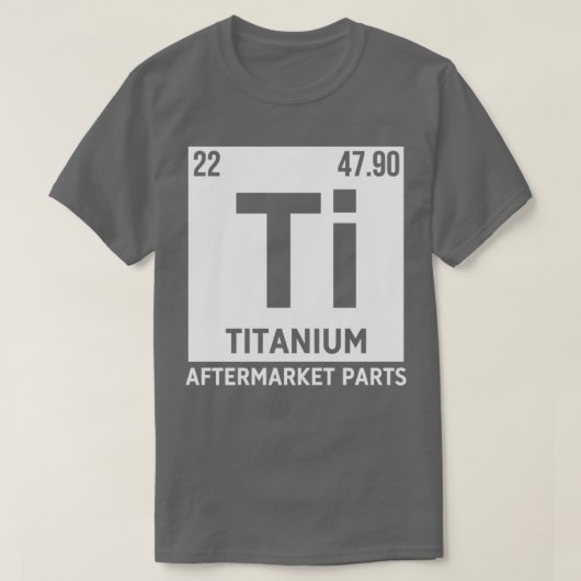 Titanium Aftermarket Teile Ti Element Joint Surger T-Shirt (Design vorne)