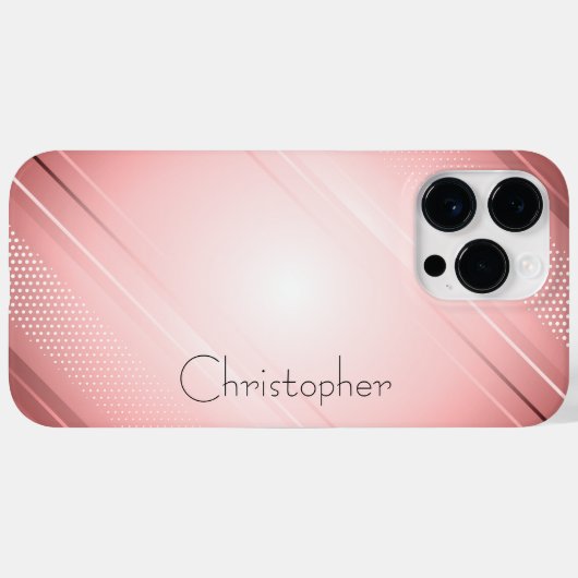 Titanium Bronze, rostfreier Stahl Case-Mate iPhone Hülle (Rückseite (Horizontal))