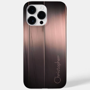 Titanium Bronze, rostfreier Stahl Case-Mate iPhone 14 Pro Max Hülle