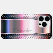 Titanium Bronze, rostfreier Stahl Case-Mate iPhone Hülle (Rückseite (Horizontal))