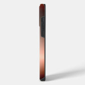 Titanium Bronze, rostfreier Stahl iPhone Hülle (Linke Seite)