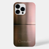 Titanium Bronze, rostfreier Stahl iPhone Hülle (Rückseite)