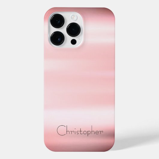 Titanium Bronze, rostfreier Stahl iPhone Hülle (Rückseite)