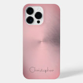 Titanium Bronze, rostfreier Stahl iPhone Hülle (Rückseite)