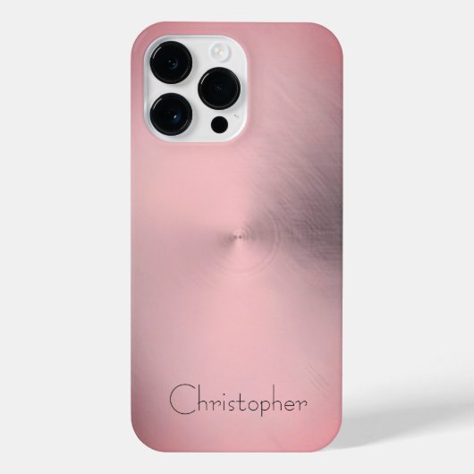 Titanium Bronze, rostfreier Stahl iPhone Hülle (Rückseite)