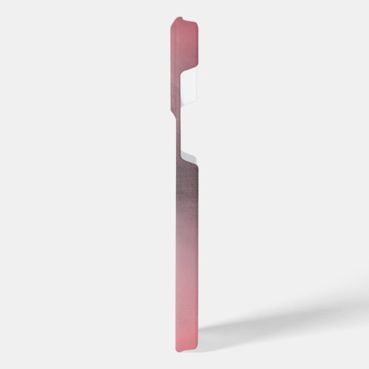 Titanium Bronze, rostfreier Stahl iPhone Hülle (Linke Seite)