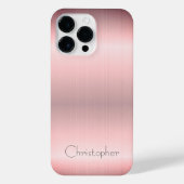 Titanium Bronze, rostfreier Stahl iPhone Hülle (Rückseite)