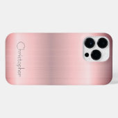 Titanium Bronze, rostfreier Stahl iPhone Hülle (Rückseite (Horizontal))