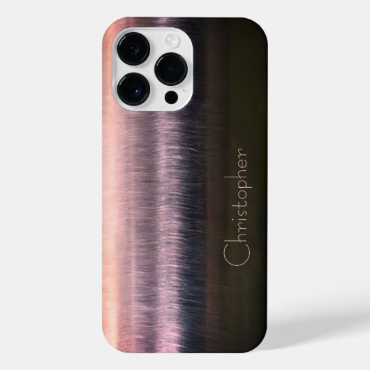 Titanium Bronze, rostfreier Stahl iPhone Hülle (Rückseite)