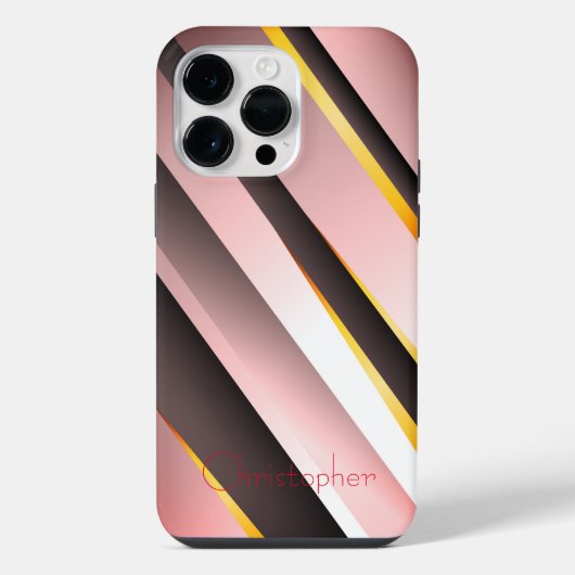 Titanium Bronze, rostfreier Stahl iPhone Hülle (Rückseite)