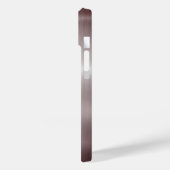 Titanium Brown Stainless Steel Print iPhone 15 Case-Mate iPhone Hülle (Rückseite / Links)