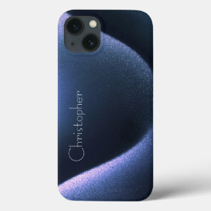 Titanium dunkelblau Stainless Steel Print iPhone 1 Case-Mate iPhone Hülle