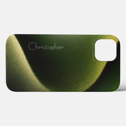 Titanium dunkelgren Edelstahl Drucktelefon 15 Case-Mate iPhone Hülle (Rückseite (Horizontal))