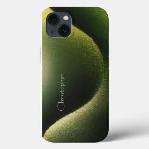 Titanium dunkelgrün Stainless Steel Druck iphone 1 13 Hülle