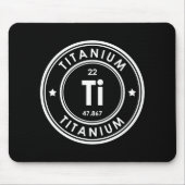 Titanium Element Black Mouse Pad Mousepad (Vorne)