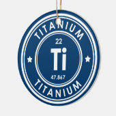Titanium Element Blue Keramik Ornament (Links)