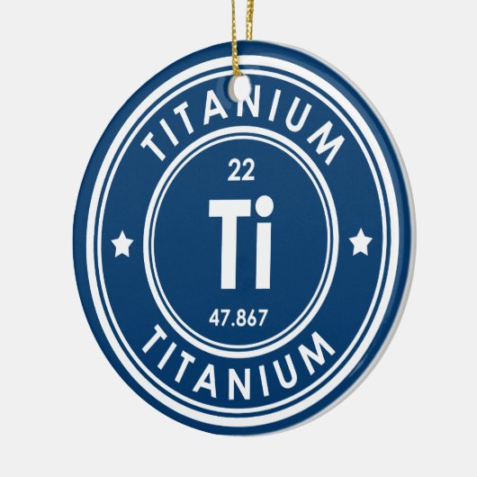 Titanium Element Blue Keramik Ornament (Links)