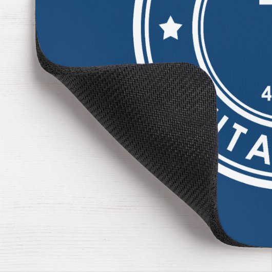 Titanium Element Blue Mouse Pad Mousepad (Ecke)