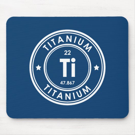 Titanium Element Blue Mouse Pad Mousepad (Vorne)