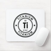 Titanium Element Mouse Pad Mousepad (Mit Mouse)