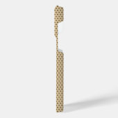 Titanium Gold Edelstahl-Druck iPhone Hülle (Linke Seite)