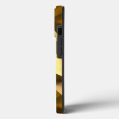 Titanium Gold Shiny Stainless Steel Metal Case-Mate iPhone Hülle (Rückseite / Links)