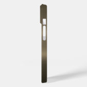 Titanium Gold Stainless Steel Print iPhone 15 Case-Mate iPhone Hülle (Rückseite / Links)