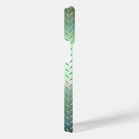 Titanium-grüne Edelstahl-Printwerbung iPhone Hülle (Rechte Seite)