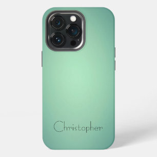 Titanium Hellgrün Edelstahl Druck iPhone 13 Pro Hülle