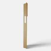 Titanium Light orange Stainless Steel Print Case-Mate iPhone Hülle (Rückseite / Rechts)