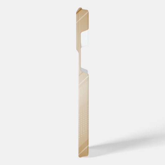 Titanium Orange Edelstahl-Print iPhone Hülle (Linke Seite)