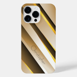 Titanium Orange Edelstahl-Print iPhone 14 Pro Max Hülle