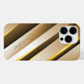 Titanium Orange Edelstahl-Print iPhone Hülle (Rückseite (Horizontal))