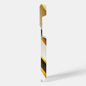 Titanium Orange Edelstahl-Print iPhone Hülle (Linke Seite)