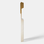 Titanium Orange Silber, rostfreier Stahl iPhone Hülle (Linke Seite)