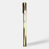 Titanium poliertes Gold Radial Metallic iPhone 15 Case-Mate iPhone Hülle (Rückseite / Links)