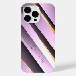 Titanium rosa, rostfreie Stahldruckdrucke iPhone 14 Pro Max Hülle