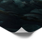 Titanium Shark Dive Poster (Ecke)